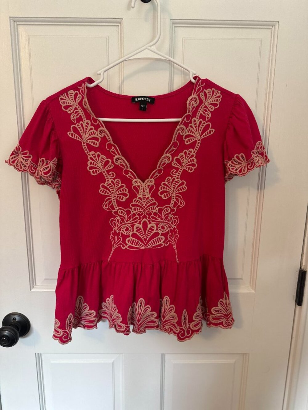 Fuschia-Red Express Top